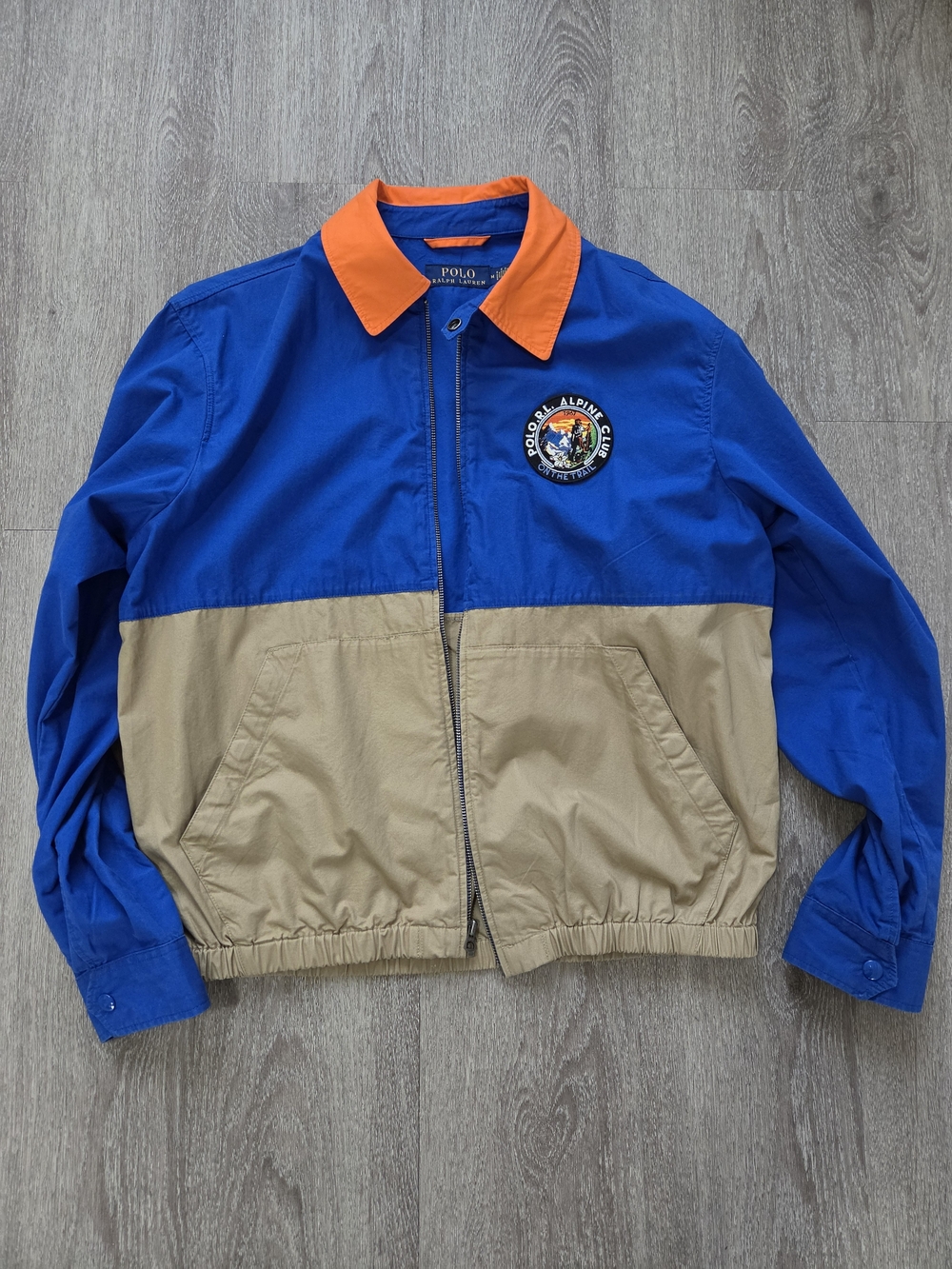 Polo Ralph Lauren Alpine Club Colorblock Full Zip Jacket Size Medium